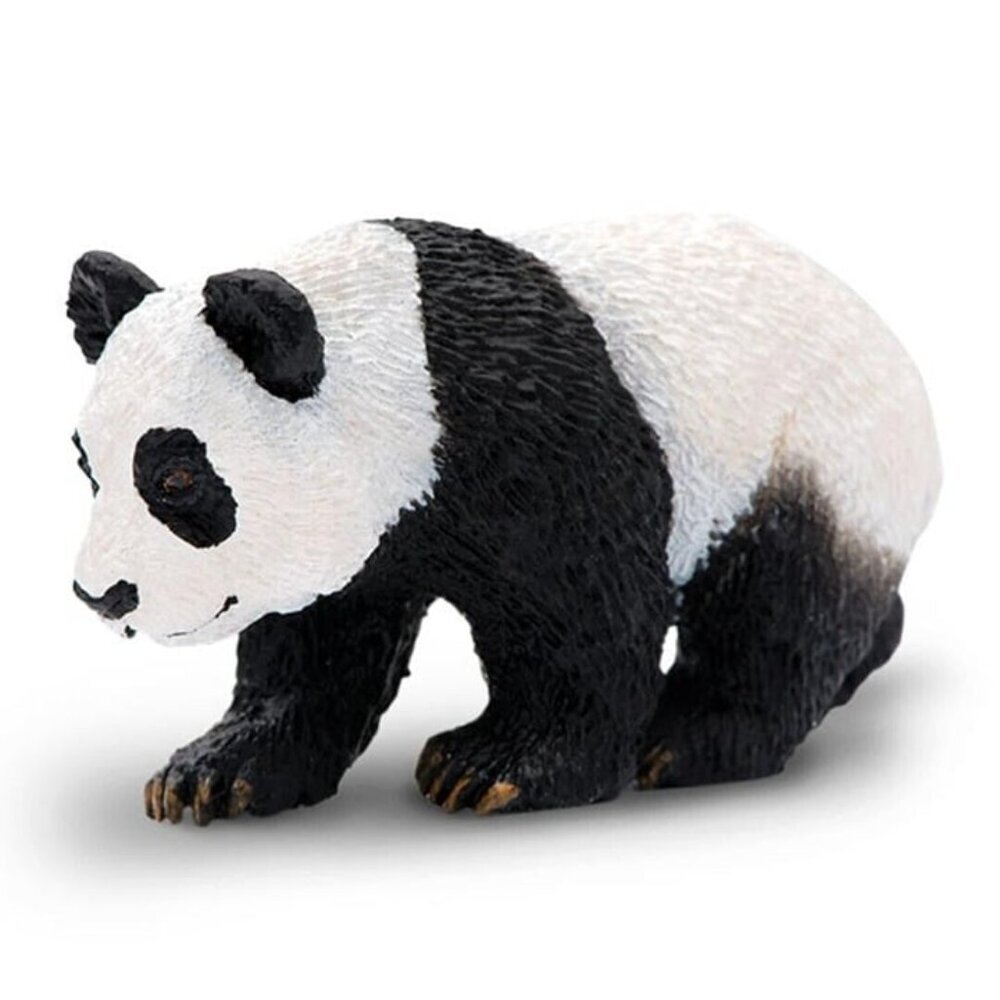 Small Panda Cub Figure - Wild Animal Toy - Hand‎ Painted - Collectible